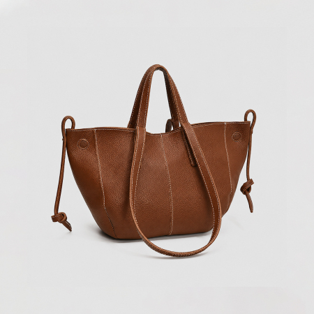 Sac Cabas Femme En Pu Uni, Style Parisien Chic 2