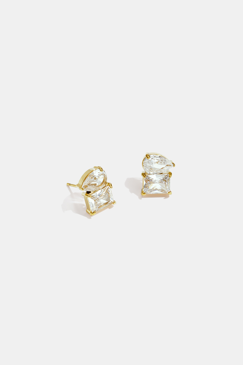 Boucles D'Oreilles Puces En Acier Inoxydable, Forme Géométrique, Collection Simple Pour Le Quotidien, Bijoux Pour Femmes 