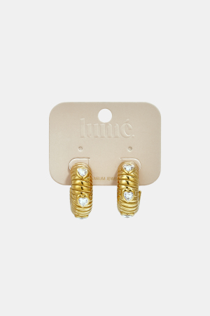 Boucles D'Oreilles Créoles En Acier Inoxydable, Style Simple, Collection Simple, Bijoux Pour Femmes h5 Image3