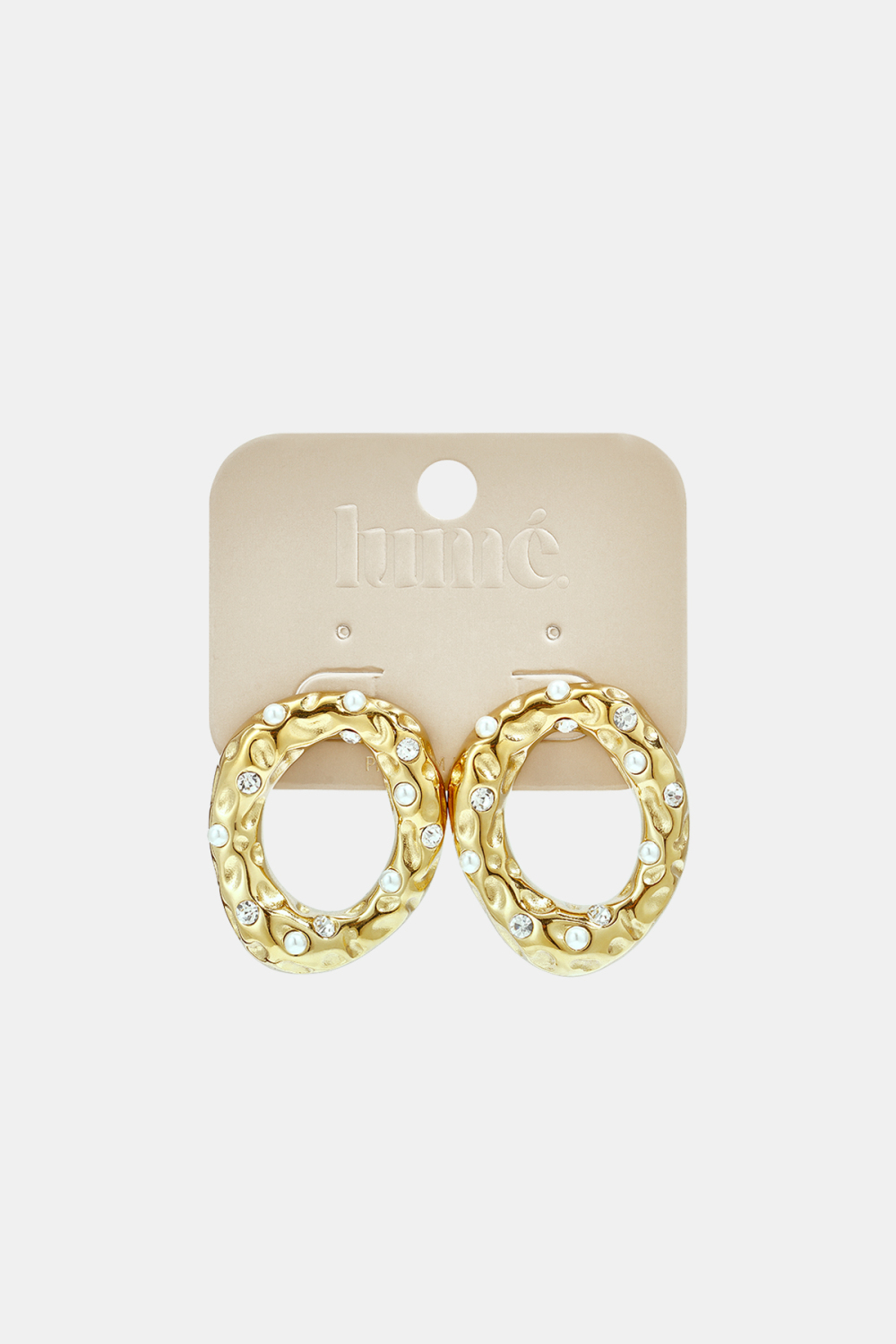 Boucles D'Oreilles Puces En Acier Inoxydable, Forme Irrégulière, Collection Simple Daily Simple, Bijoux Pour Femmes Image3
