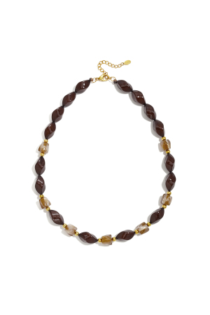 Colliers De Perles Acryliques De Forme Irrégulière, Collection Simple Daily Simple, Bijoux Pour Femmes h5 Image3