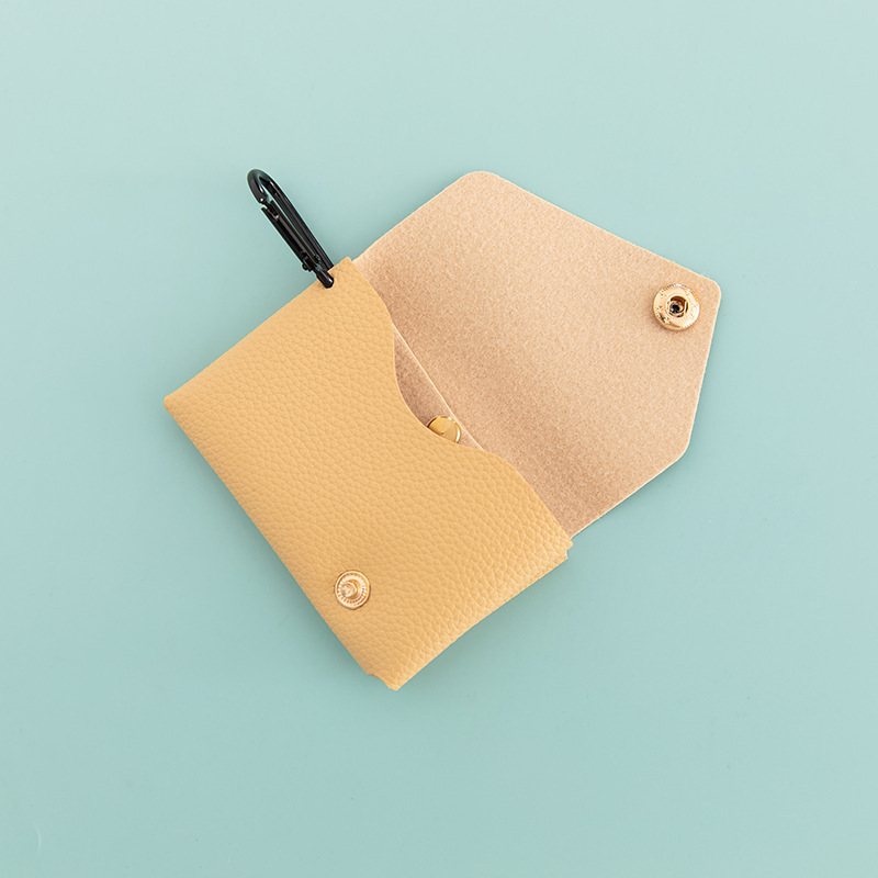 Portefeuilles Et Porte-Cartes Carrés Pour Femmes, Style Décontracté, Couleur Unie, En Pu Image5