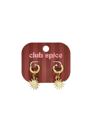 Boucles D'Oreilles En Perles D'Acier Inoxydable, Collection Sun Casual Daily Romantic, Bijoux Pour Femmes h5 Image2