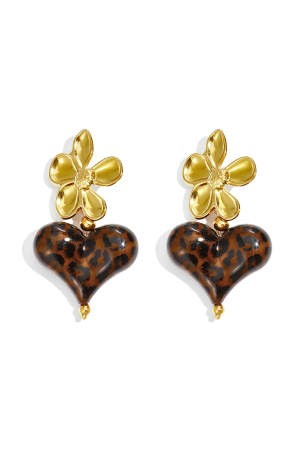 Boucles D'Oreilles Pendantes En Acier Inoxydable En Forme De Cœur, Collection Daily Simple, Bijoux Pour Femmes h5 