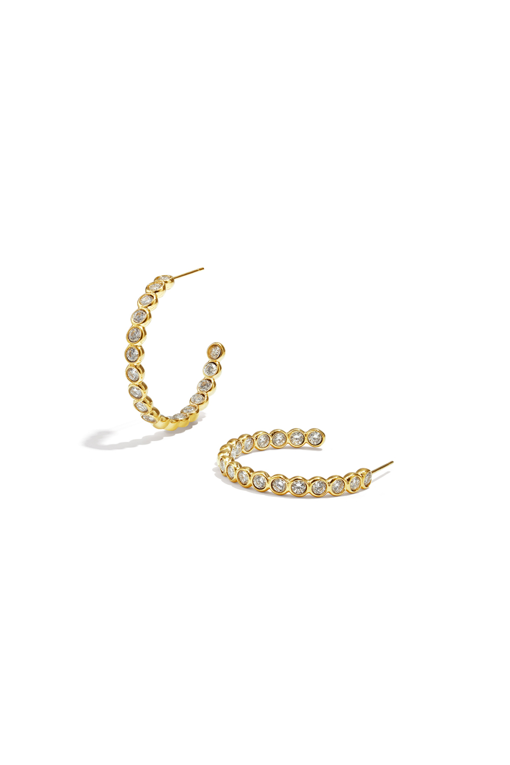 Boucles D'Oreilles Créoles En Acier Inoxydable, Style Simple Et Quotidien, Collection De Bijoux Pour Femmes 