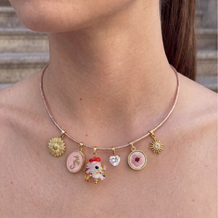 Colliers Pendentifs Pour Femmes Simple Series Daily Flower, Forme Irrégulière, En Acier Inoxydable Étanche, Couleur Or