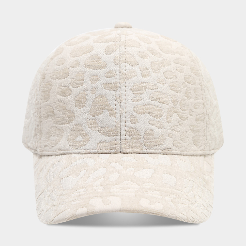 Casquette De Baseball Rétro Imprimé Léopard En Polyester De La Série Simple h5Image3
