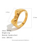 Couleur or/Taille de bague 7/Style 2 Image5