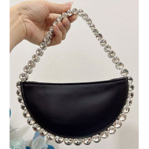 Sacs À Main Ronds Pour Femmes, Style Soirée, À Sequins, Couleur Unie Dégradée, Imitation Soie h5