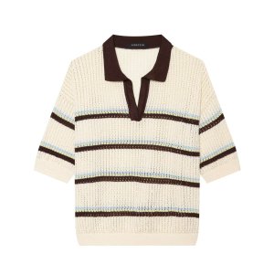 Pull En Maille Classique À Rayures Urbaines/De Bureau h5