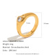 Couleur or/Taille de bague 7/Style 1 Image2