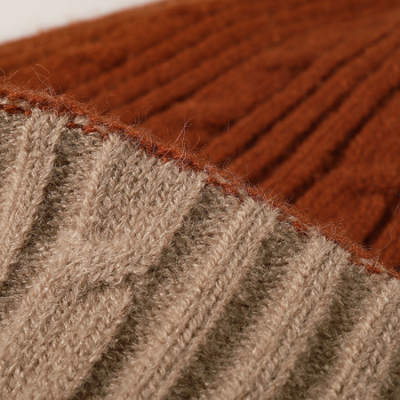 Bonnet En Laine Et Polyester Simple Series Daily De Couleur Mélangée 2