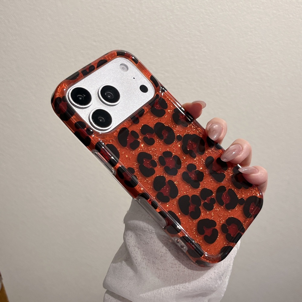 Coques De Téléphone À Imprimé Léopard Et Motifs Animaux, Style Rétro Simple 