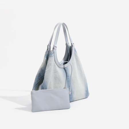 Sacs Fourre-Tout Pour Femmes En Coton, Style Décontracté, Couleur Unie Ou Dégradée 2