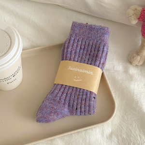 Chaussettes Mi-Mollet Basiques À Motif Portrait Pour Femmes h5 