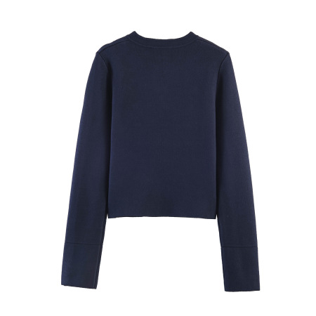 Vestes Et Manteaux Élégants Unis À Boutons, Coupe Ajustée, Fermeture Boutonnée Sur Le Devant 2