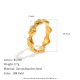 Couleur or/Taille de bague 8/Style 1 Image3