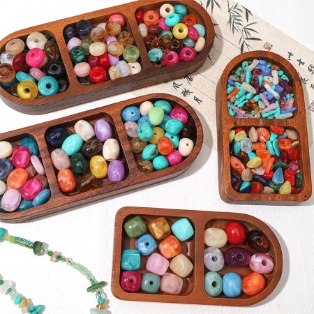 10 Perles Acryliques Dégradées De Forme Irrégulière, Série Simple, À Faire Soi-Même