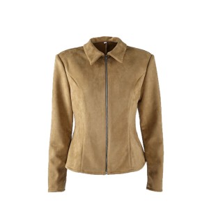 Vestes Et Manteaux En Daim Rétro Unis, Décontractés Et Vintage, À Taille Marquée h5 Image4