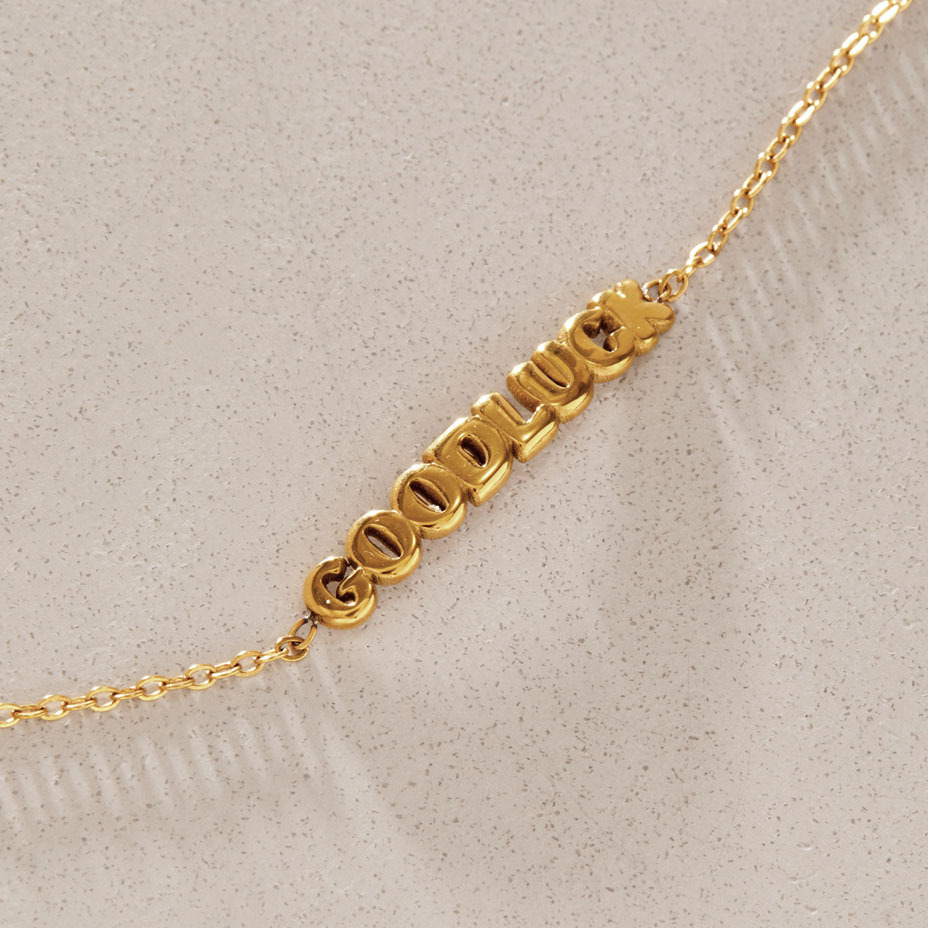 Bracelets À Breloques Œil Du Diable En Acier Inoxydable, Étanches, Couleur Or Et Zircon Pour Femmes Image4