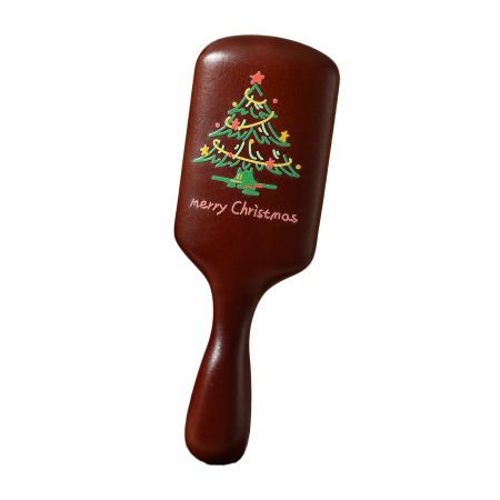 Peignes En Bois De Noël Mignons De La Série Simple 2
