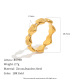 Couleur or/Taille de bague 8/Style 2 Image6