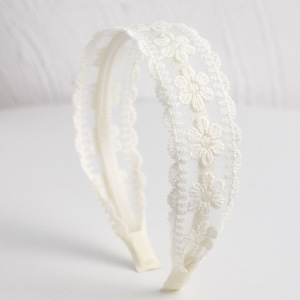 Bandeaux À Cheveux En Dentelle Ajourée, Élégants Et Unis, De La Série Romantique h5 