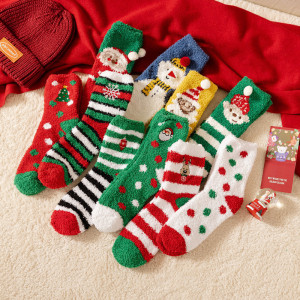 Chaussettes Mi-Mollet De Noël Mignonnes Et Rebondissantes h5 Image4