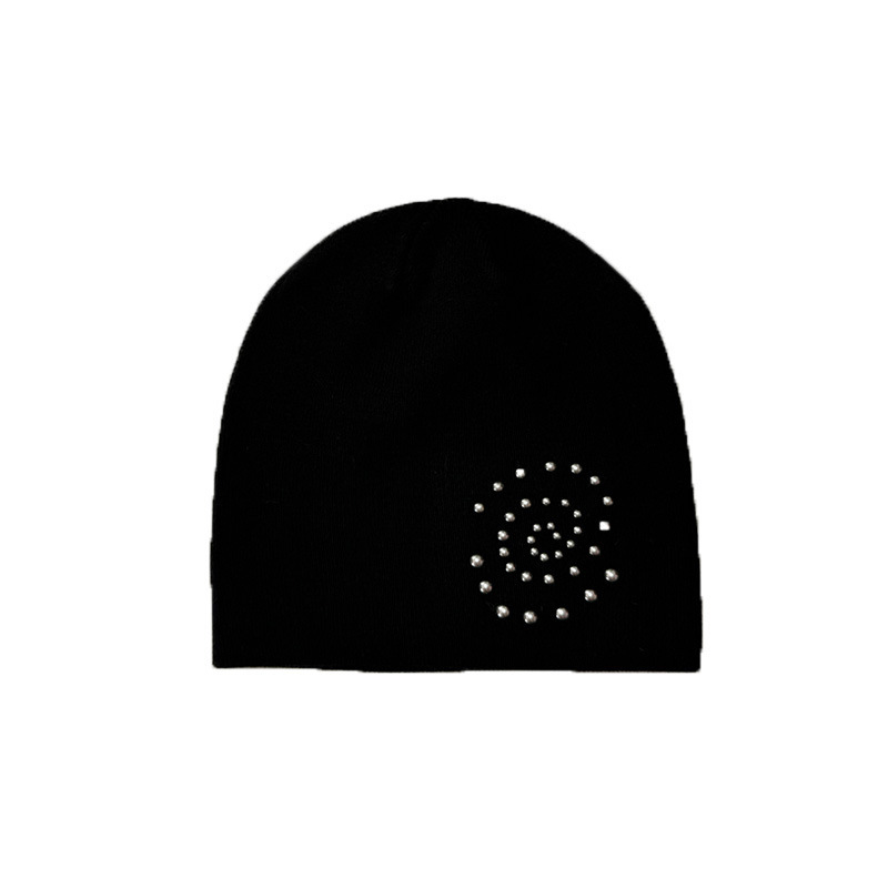 Bonnet En Polyester À Rivets Ronds, Couleur Unie, Série Simple Daily. Image2