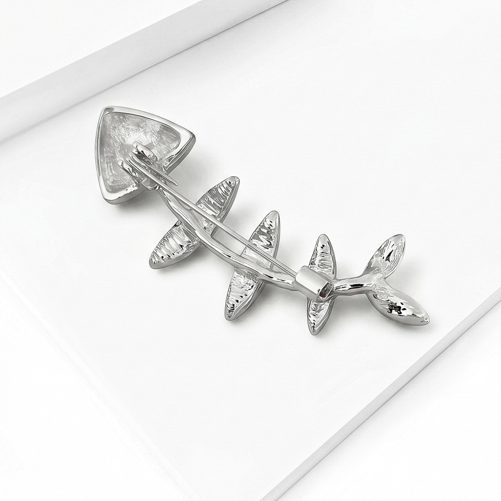 Broches En Métal Et Strass, Style Océanique, Couleur Unie, Collection Simple Series Daily Animal Image3