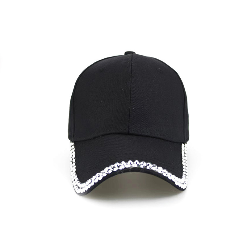 Casquette De Baseball En Coton Uni Couleur Simple De La Série Luxueuse Image3