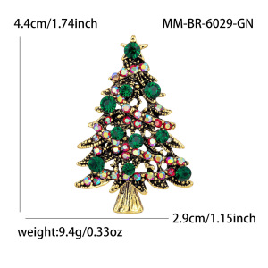 Broches Ethniques En Métal Et Strass Pour Noël Et Les Vacances h5 
