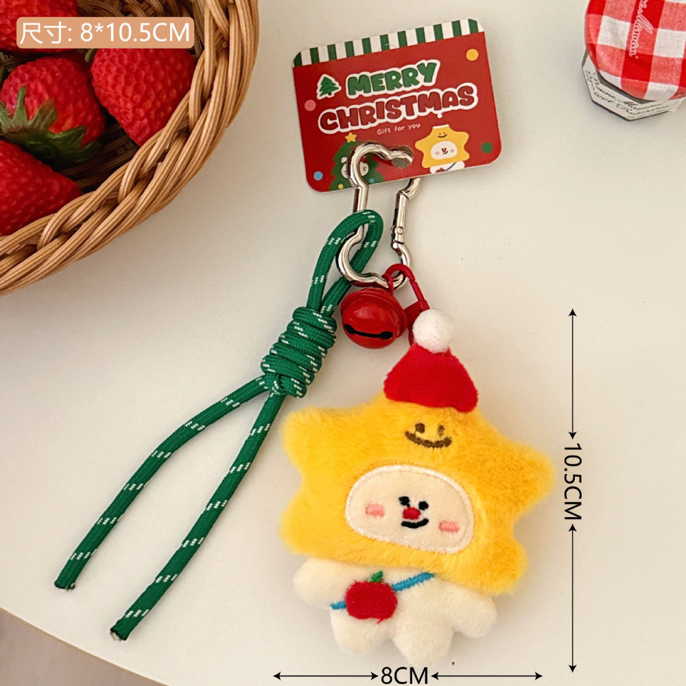 Adorables Breloques En Peluche De Noël 