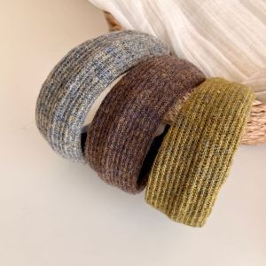 Bandeaux À Cheveux Simples Pour Tous Les Jours, Couleur Unie, En Polyester Tissé h5 Image2