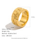 Couleur or/Taille de bague 8/Bagues Image5