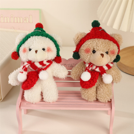Adorables Breloques De Sac En Peluche Ours De Noël