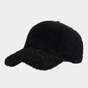 Casquette De Baseball Simple Series Daily Couleur Unie En Imitation Fourrure h5 