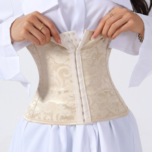 Ceinture Corset En Polyester Uni, Élégante, Ornée D'Un Nœud Floral, De La Série Classique. h5 Image4