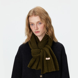 Écharpes D'Hiver Décontractées En Laine Et Polyester, Couleur Unie, De La Série Simple h5 Image3