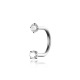 Tige argentée en forme de U T25128-1# Image2