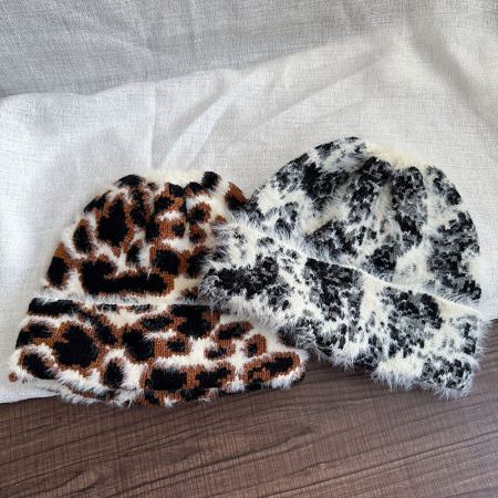 Bonnet En Polyester Imprimé Animal Multicolore Simple Series Retro Key 2