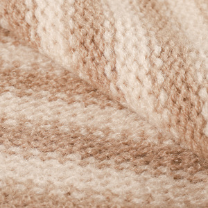 Bonnet Femme Simple Series À Rayures Décontractées Et Multicolores En Laine Et Polyester Mélangés h5 Image3