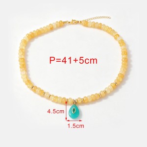 Colliers De Perles Pour Femmes, Collection Romantique « Sweet Droplet », Dégradé De Couleurs, Pierres Naturelles h5 Image5