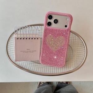 Coques De Téléphone Magnifiques En Strass En Forme De Cœur Et De Couleurs Assorties h5 Image4