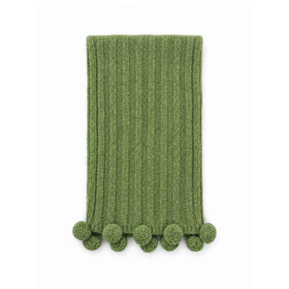 Écharpes D'Hiver En Laine Et Polyester Mélangés, Coloris Doux Et Simples, Collection Simple