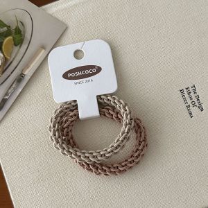 Élastiques À Cheveux Tressés En Corde, Couleur Unie, De La Gamme Simple Series Daily h5 