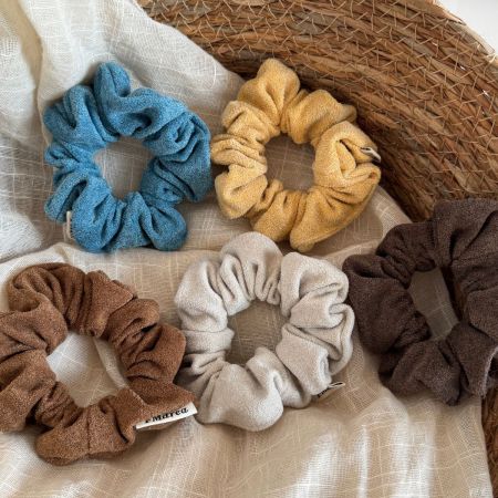 Chouchous En Polyester Uni Couleur De La Série Simple Daily 2