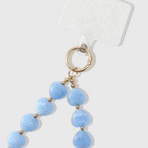 Chaîne De Téléphone En Alliage Avec Perles En Forme De Cœur, Collection Simple Series Daily Heart Beads h5 Image7