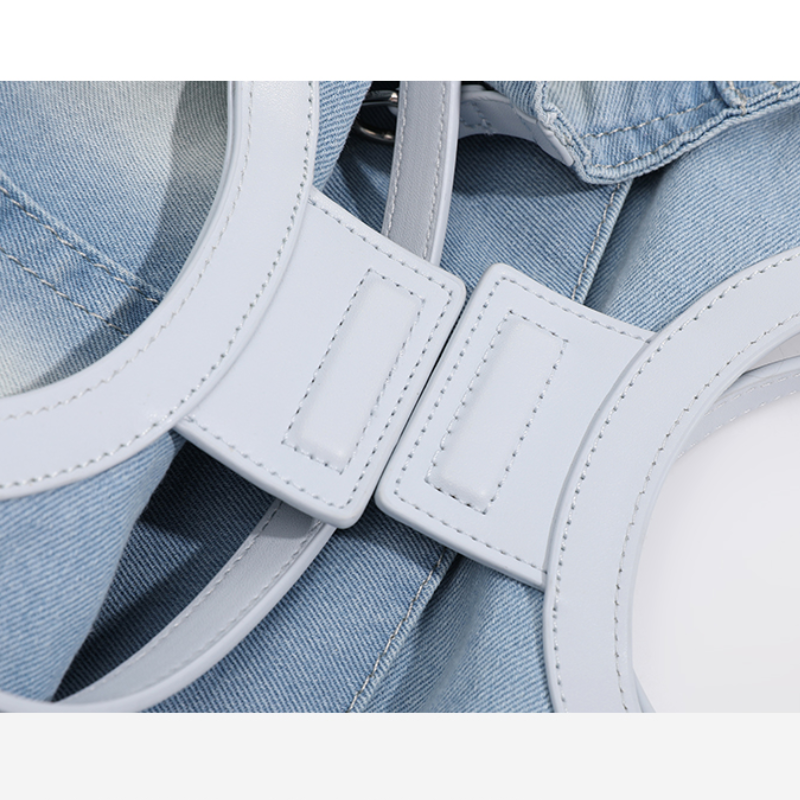 Sacs Fourre-Tout Pour Femmes En Coton, Style Décontracté, Couleur Unie Ou Dégradée Image9