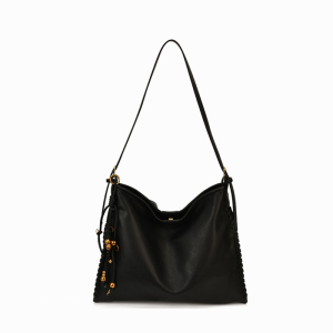 Sacs À Bandoulière Carrés Pour Femmes, Style Décontracté, Avec Détails Métalliques, Couleur Unie Et Pompon, En Pu Tissé. h5 Image2